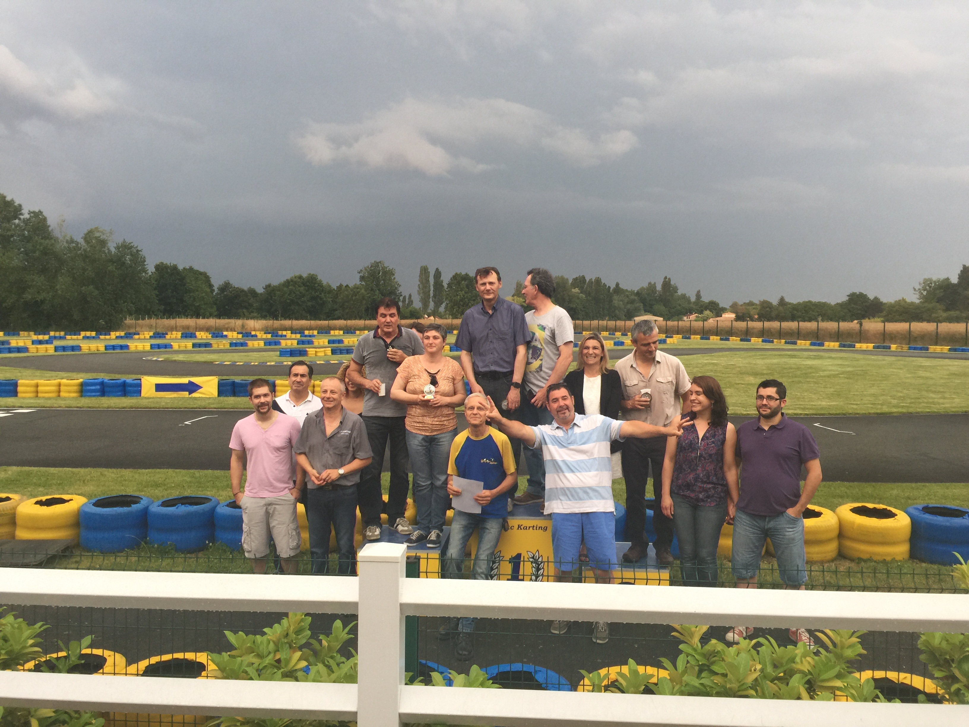 Soirée Karting 2016 du CDE24 à Bergerac